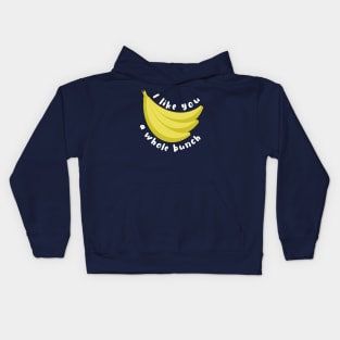 I Like You A Whole Bunch Banana Pun Kids Hoodie